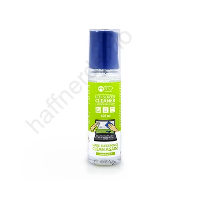 TFO képernyőtisztító folyadék + mikroszálas törlőkendő - 125 ml űrtartalom