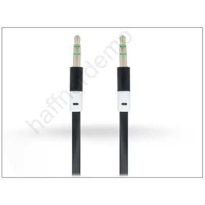 3,5 - 3,5 mm jack audio kábel 1 m-es vezetékkel - fekete