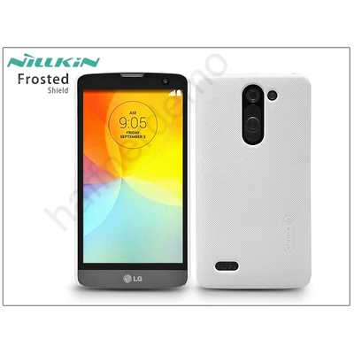 LG D331/335 L Bello hátlap képernyővédő fóliával - Nillkin Frosted Shield - fehér