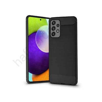 Samsung A525F Galaxy A52/A526B Galaxy A52 5G szilikon hátlap - Carbon - fekete