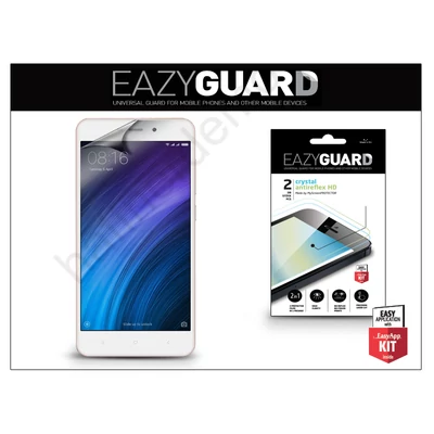 Xiaomi Redmi 4A képernyővédő fólia - 2 db/csomag (Crystal/Antireflex HD)