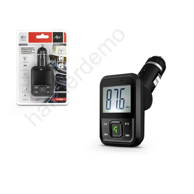 FM-08BT FM-transmitter - Bluetooth + USB + memóriakártya olvasó - fekete