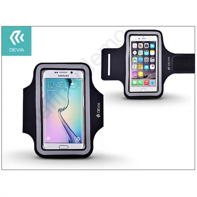 Univerzális kartok sportoláshoz - Devia Slim Fit Armband - black