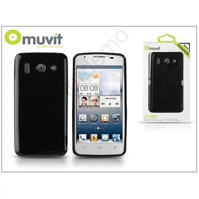 Huawei Ascend G510 hátlap - Muvit miniGel - black