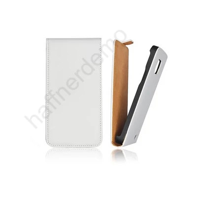 Slim Flip bőrtok - Apple iPhone 6 Plus - fehér