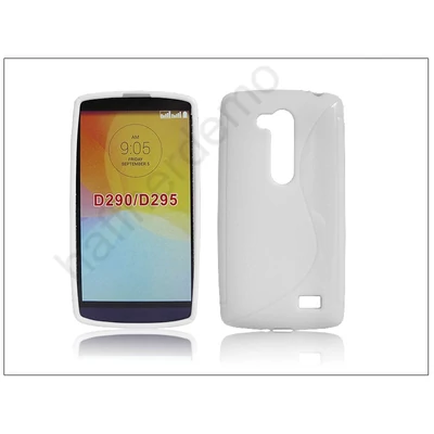 LG D290N L Fino szilikon hátlap - S-Line - fehér
