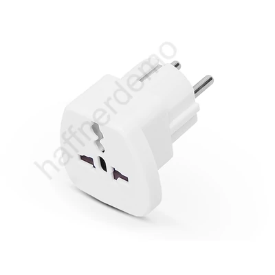 EU - UK adapter hálózati töltőhöz - 1313 - fehér