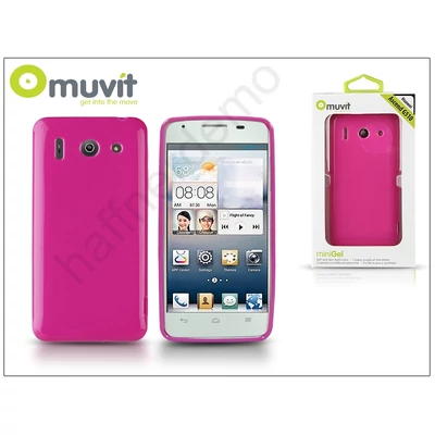 Huawei Ascend G510 hátlap - Muvit miniGel - pink