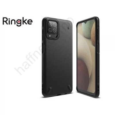 Samsung A125F Galaxy A12 ütésálló hátlap - Ringke Onyx - black