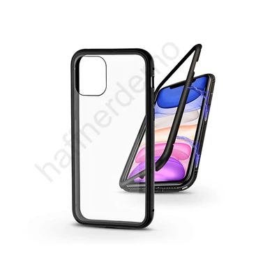 Apple iPhone 11 mágneses, 2 részes hátlap előlapi üveg nélkül - Magneto  fekete