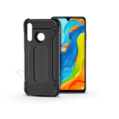 Huawei P30 Lite ütésálló hátlap - Armor - fekete