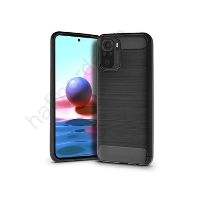 Xiaomi Redmi Note 10/Note 10S szilikon hátlap - Carbon - fekete