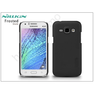 Samsung SM-J100 Galaxy J1 hátlap képernyővédő fóliával - Nillkin Frosted Shield - fekete
