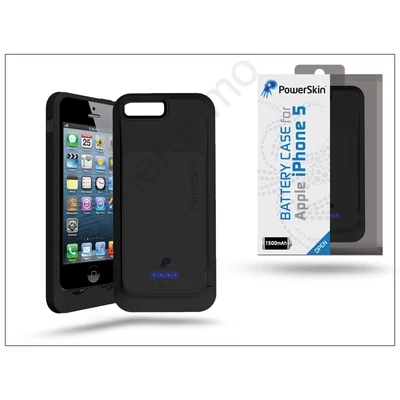 Apple iPhone 5/5S/SE vékony-hátlapos akkumulátor - 1500 mAh - fekete (Apple engedélyes)