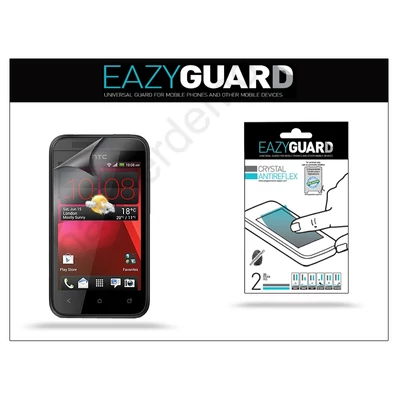 HTC Desire 200 képernyővédő fólia - 2 db/csomag (Crystal/Antireflex)