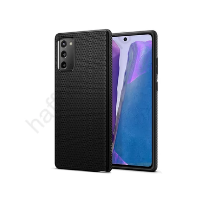 Samsung N980F Galaxy Note 20 ütésálló hátlap - Spigen Liquid Air - fekete