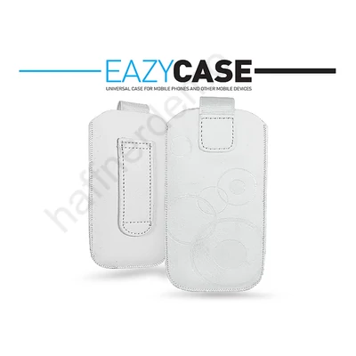DECO SLIM univerzális bőrtok - Apple iPhone 5/5S/SE - fehér - 18. méret