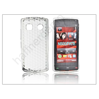 Nokia 500 szilikon hátlap - LUX - fehér