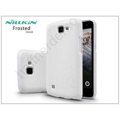 LG K4 K120E hátlap képernyővédő fóliával - Nillkin Frosted Shield - fehér