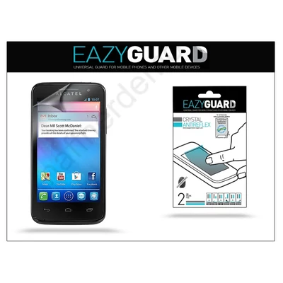 Alcatel One Touch M Pop OT-5020D képernyővédő fólia - 2 db/csomag (Crystal/Antireflex)