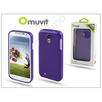 Samsung i9500 Galaxy S4 hátlap - Muvit miniGel - lila