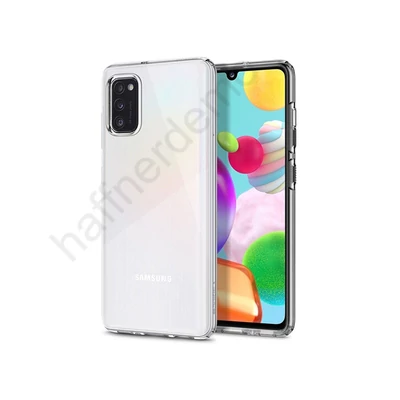 Samsung A415F Galaxy A41 ütésálló hátlap - Spigen Liquid Crystal - átlátszó