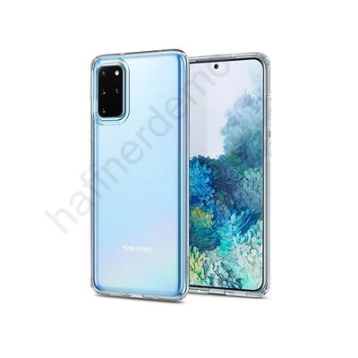 Samsung G985F Galaxy S20+ ütésálló hátlap - Spigen Liquid Crystal - átlátszó