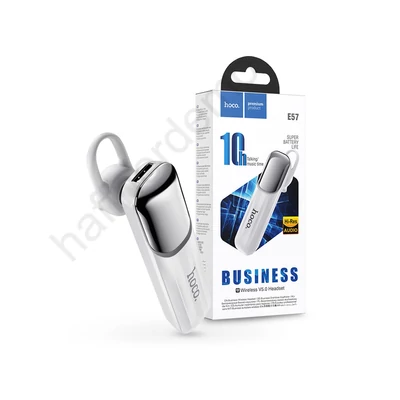 HOCO Wireless Bluetooth headset v5.0 - HOCO E57 Business - fehér