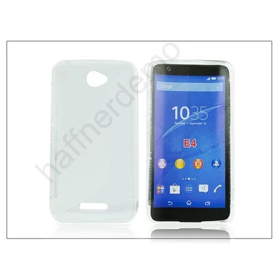 Sony Xperia E4 (E2104/E2105) szilikon hátlap - S-Line - transparent
