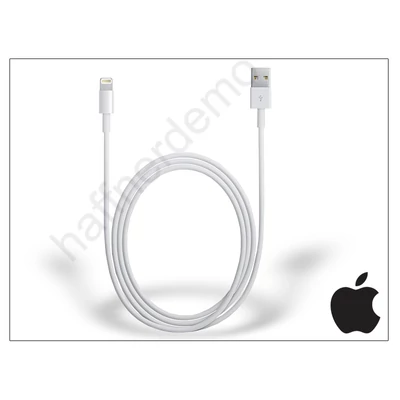 Apple iPhone 5/5S/5C/SE/iPad 4/iPad Mini eredeti, gyári USB töltő- és adatkábel 1 m-es vezetékkel - Lightning - MXLY2ZM/A