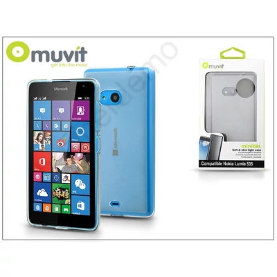 Nokia Lumia 535 hátlap - Muvit miniGel - transparent