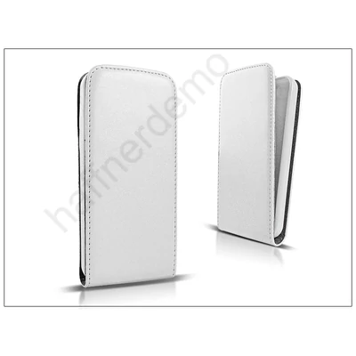 Slim Flexi Flip bőrtok - LG D290N L Fino - fehér