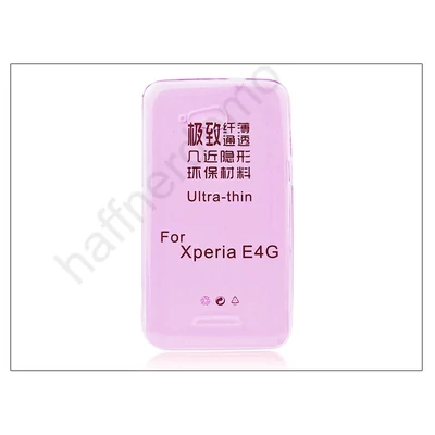 Sony Xperia E4G (E2003) szilikon hátlap - Ultra Slim 0,3 mm - pink