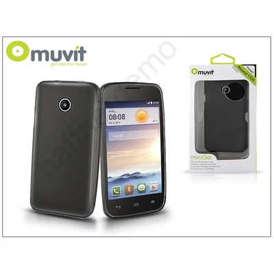 Huawei Ascend Y330 hátlap - Muvit miniGel - smoke black