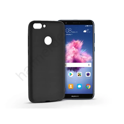 Huawei P Smart szilikon hátlap - Soft - fekete