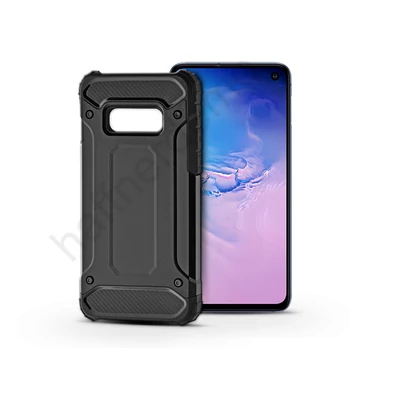 Samsung G970U Galaxy S10e ütésálló hátlap - Armor - fekete