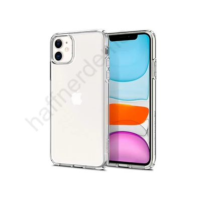 Apple iPhone 11 ütésálló hátlap - Spigen Liquid Crystal - átlátszó