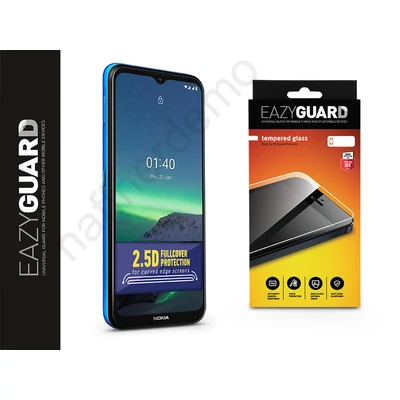 Nokia 1.4 gyémántüveg képernyővédő fólia - Diamond Glass 2.5D Fullcover - fekete
