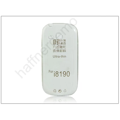 Samsung i8190 Galaxy S III Mini szilikon hátlap - Ultra Slim 0,3 mm - transparent