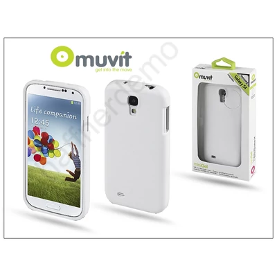 Samsung i9500 Galaxy S4 hátlap - Muvit miniGel - white