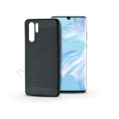 Huawei P30 Pro szilikon hátlap - Carbon - fekete