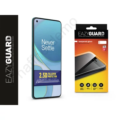 OnePlus 8T gyémántüveg képernyővédő fólia - Diamond Glass 2.5D Fullcover - fekete