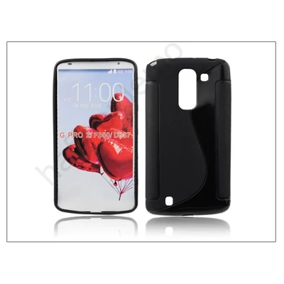 LG G Pro 2 D837 szilikon hátlap - S-Line - fekete