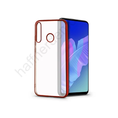Huawei P40 Lite E szilikon hátlap - Electro Matt - piros
