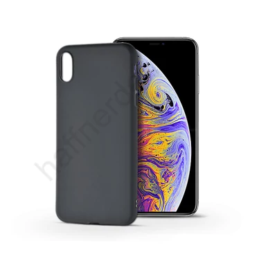 Apple iPhone XS Max szilikon hátlap - Soft - fekete