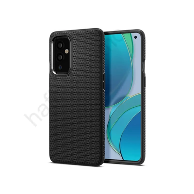 OnePlus 9 ütésálló hátlap - Spigen Liquid Air - fekete