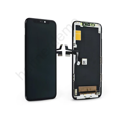 LCD kijelző érintőpanellel - Apple iPhone 11 Pro - HiPix OLED kiváló minőségű, utángyártott - fekete