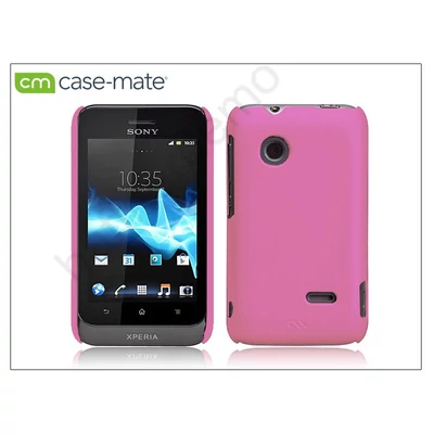 Sony Xperia Go (ST27i) hátlap - Case-Mate Smooth - pink