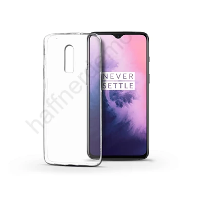 OnePlus 7 szilikon hátlap - Soft Clear - transparent