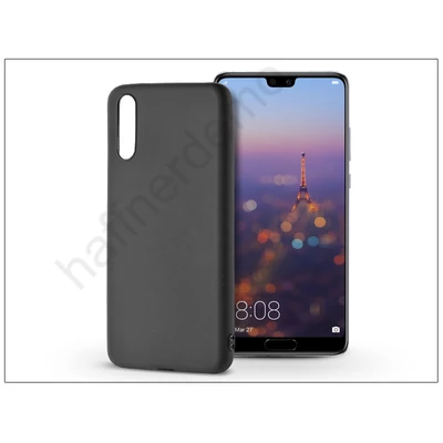 Huawei P20 szilikon hátlap - Soft - fekete
